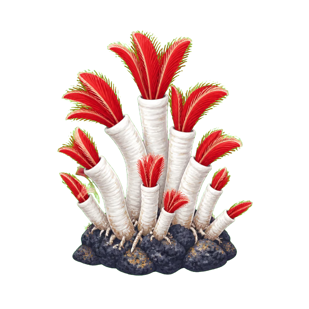 Tube worms at a deep-sea vent